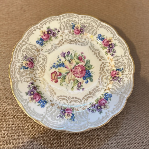 Mid-Century Royal Bayreuth Salad or Dessert Plate, Set of 3 - Picture 2 of 16